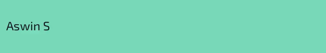 Aswin S